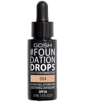 Gosh Foundation Drops SPF10 30 ml - 004 Natural