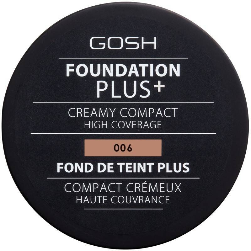 Gosh Foundation Plus+ Creamy Compact 9 gr. 006 Honey