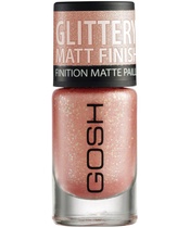 GOSH Frosted Nail Lacquer 8 ml - 07 Frosted Soft Coral 