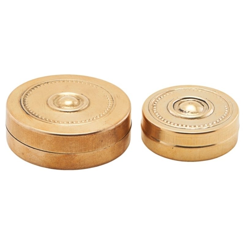 Meraki Storage Mini Brass Set Of 2 Sizes (311300011) thumbnail