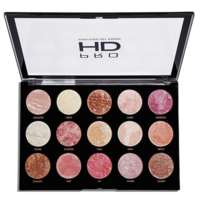 Makeup Revolution Pro HD Highlighter Palette 37,5 gr. Get Baked