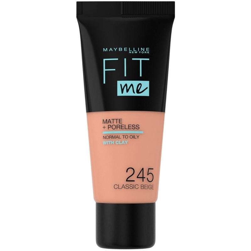 Maybelline Fit Me Matte + Poreless Foundation Normal To Oily 30 ml - 245 Classic Beige thumbnail