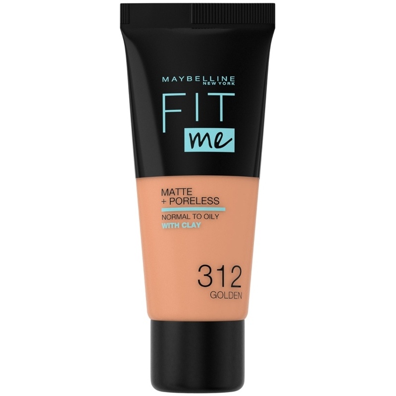 Maybelline Fit Me Matte + Poreless Foundation Normal To Oily 30 ml - 312 Golden
