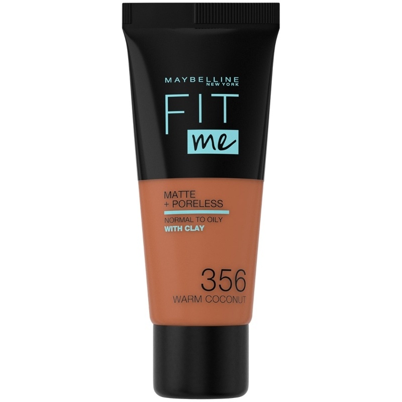 Maybelline Fit Me Matte + Poreless Foundation Normal To Oily 30 ml - 356 Warm Coconut thumbnail