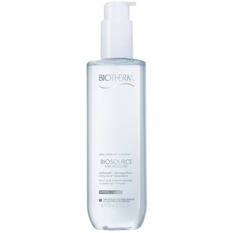 Biotherm - Eau Micellaire Biosource Cleanser + Makeup Remover 200 Ml