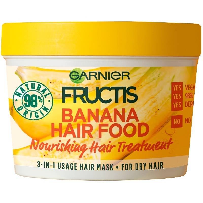 Garnier Fructis Banana Hair Food 3-In-1 Mask Dry Hair 390 ml thumbnail
