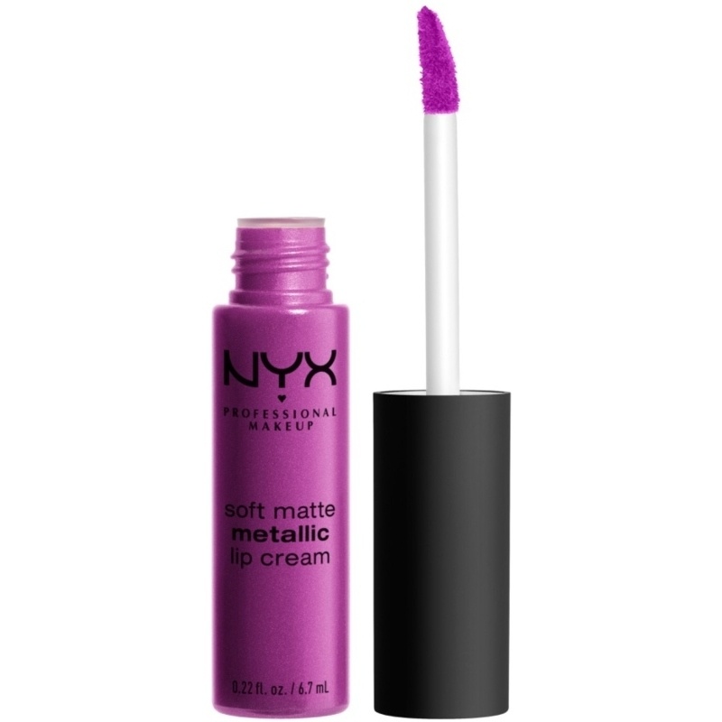 NYX Professional Makeup, NYX Prof. Makeup Soft Matte Metallic Lip Cream 6,7 ml - Seoul Billede af NYX Professional Makeup, NYX Prof. Makeup Soft Matte Metallic Lip Cream 6,7 ml - Seoul