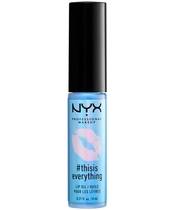NYX Prof. Makeup This Is Everything Lip Oil 8 ml - Sheer Blue