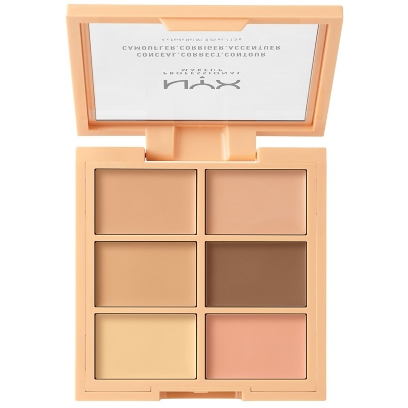 NYX Professional Makeup, NYX Prof. Makeup Conceal, Correct, Contour Palette - Light Billede af NYX Professional Makeup, NYX Prof. Makeup Conceal, Correct, Contour Palette - Light