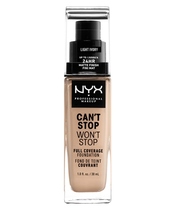 NYX Prof. Makeup Can't Stop Won't Stop Foundation 30 ml - Light Ivory