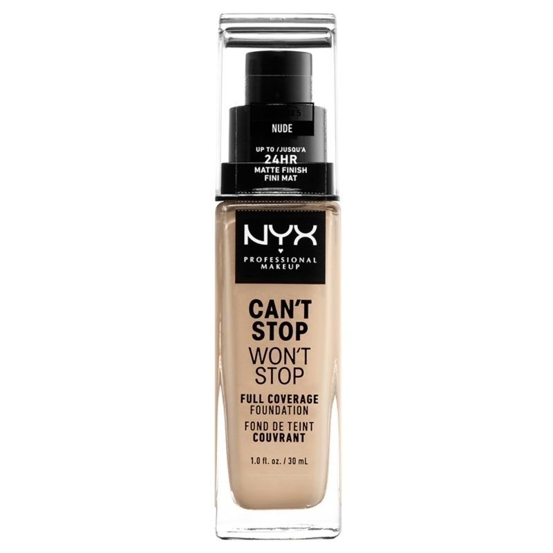 NYX Prof. Makeup Can't Stop Won't Stop Foundation 30 ml - Nude (U) thumbnail