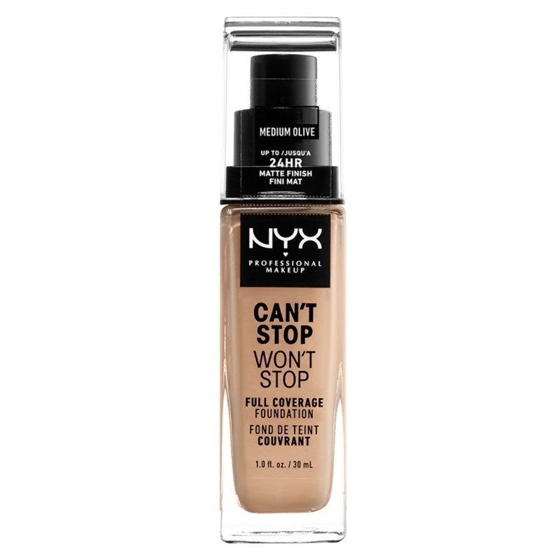 NYX Prof. Makeup Can't Stop Won't Stop Foundation 30 ml - Medium Olive (U) thumbnail
