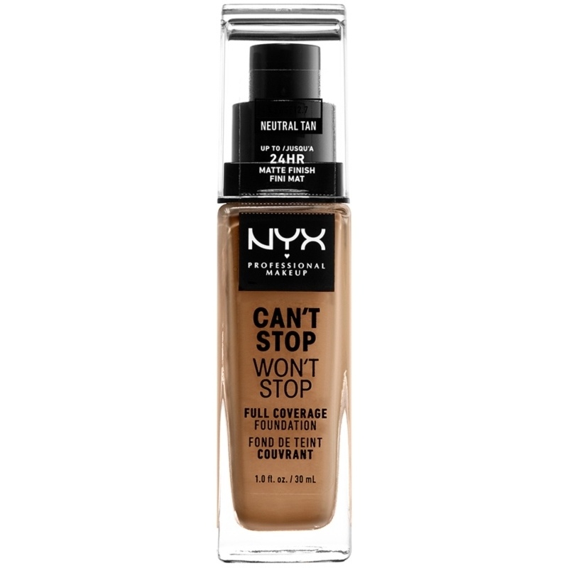 NYX Prof. Makeup Can't Stop Won't Stop Foundation 30 ml - Natural Tan thumbnail