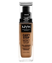 NYX Prof. Makeup Can't Stop Won't Stop Foundation 30 ml - Cinnamon (U)