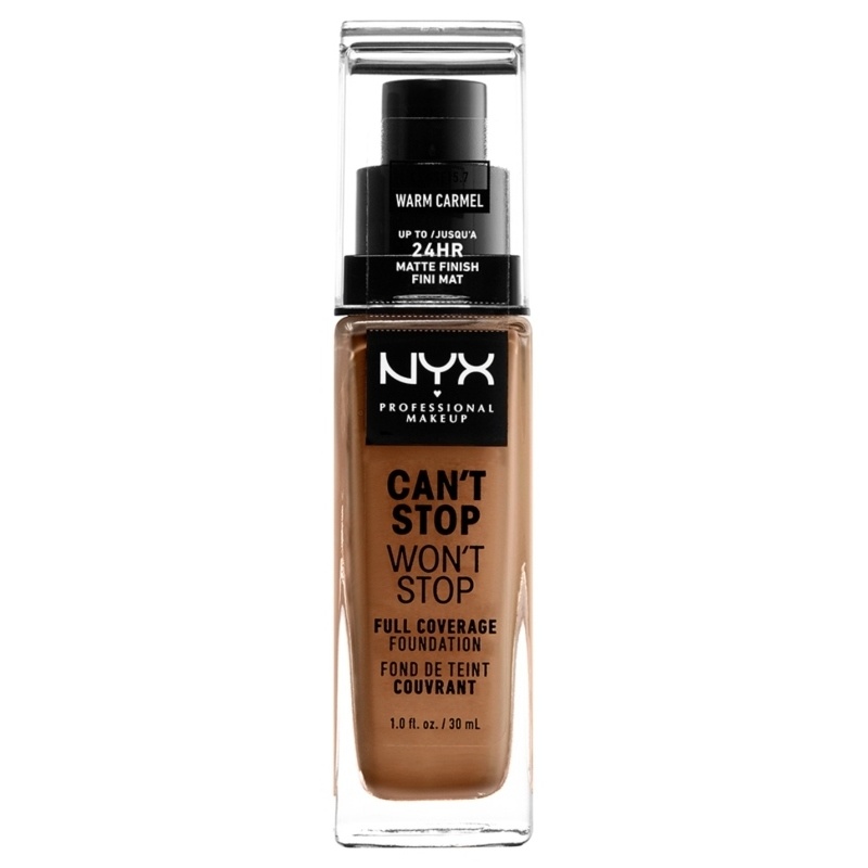 NYX Prof. Makeup Can't Stop Won't Stop Foundation 30 ml - Warm Caramel (U) thumbnail
