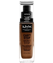NYX Prof. Makeup Can't Stop Won't Stop Foundation 30 ml - Cappucino (U)