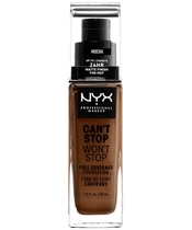 NYX Prof. Makeup Can't Stop Won't Stop Foundation 30 ml - Mocha (U)