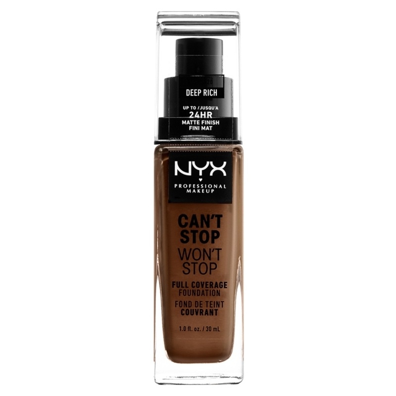 NYX Prof. Makeup Can't Stop Won't Stop Foundation 30 ml - Deep Rich thumbnail