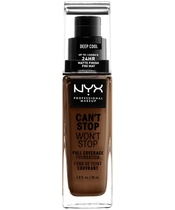 NYX Prof. Makeup Can't Stop Won't Stop Foundation 30 ml - Deep Cool (U)