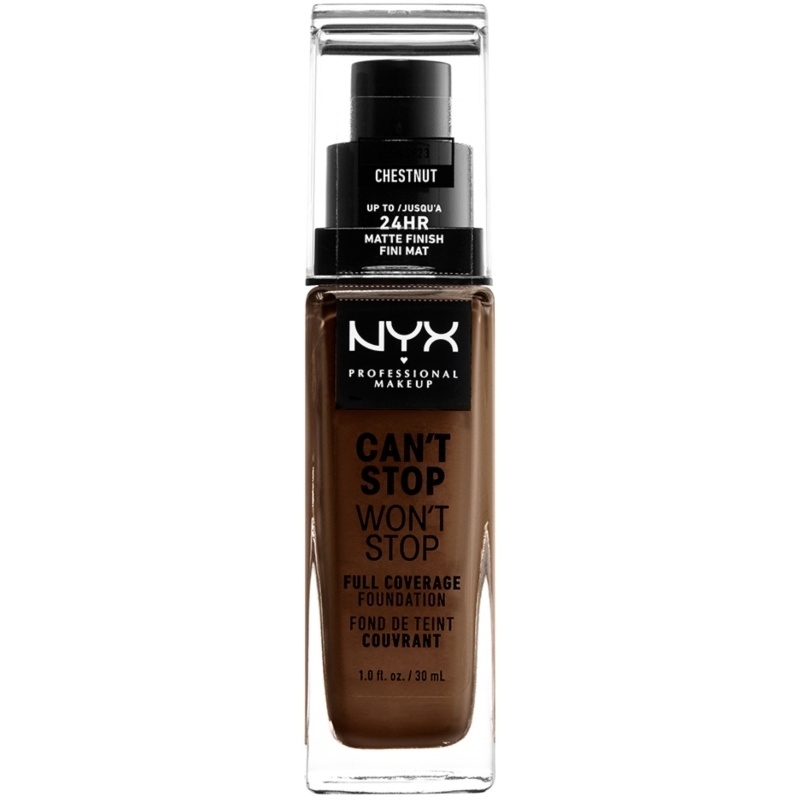 NYX Prof. Makeup Can't Stop Won't Stop Foundation 30 ml - Chestnut thumbnail