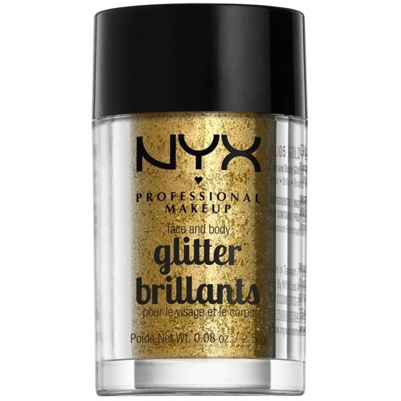 NYX Prof. Makeup Face & Body Glitter Brillants 2,5 gr. - Gold thumbnail