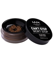 NYX Prof. Makeup Can't Stop Won't Stop Setting Powder 6 gr. - Deep (U)
