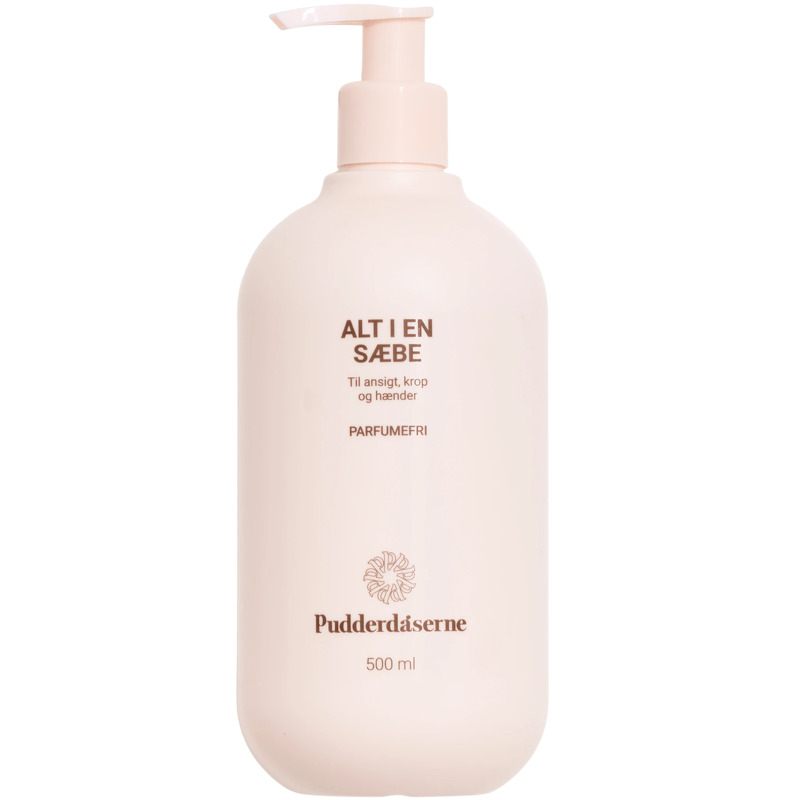 Pudderdåserne Alt i en Sæbe 500 ml - 001, 500ml.