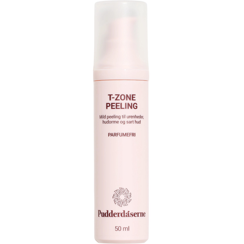 PUDDERDÅSERNE T- Zone Peeling Parfumefri 50 ml