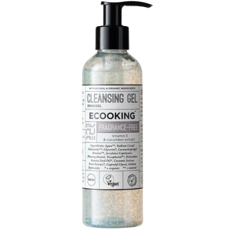 ECOOKING Skincare Cleansing Gel Fragrance Free 200 ml