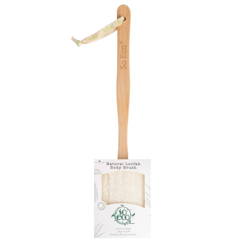 So Eco Flat Loofah Wooden Handle