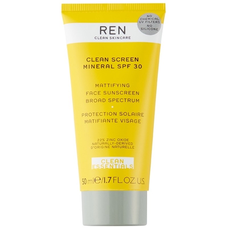 REN Skincare Clean Screen Mineral SPF 30 Mattifying Face Sunscreen 50 ml thumbnail