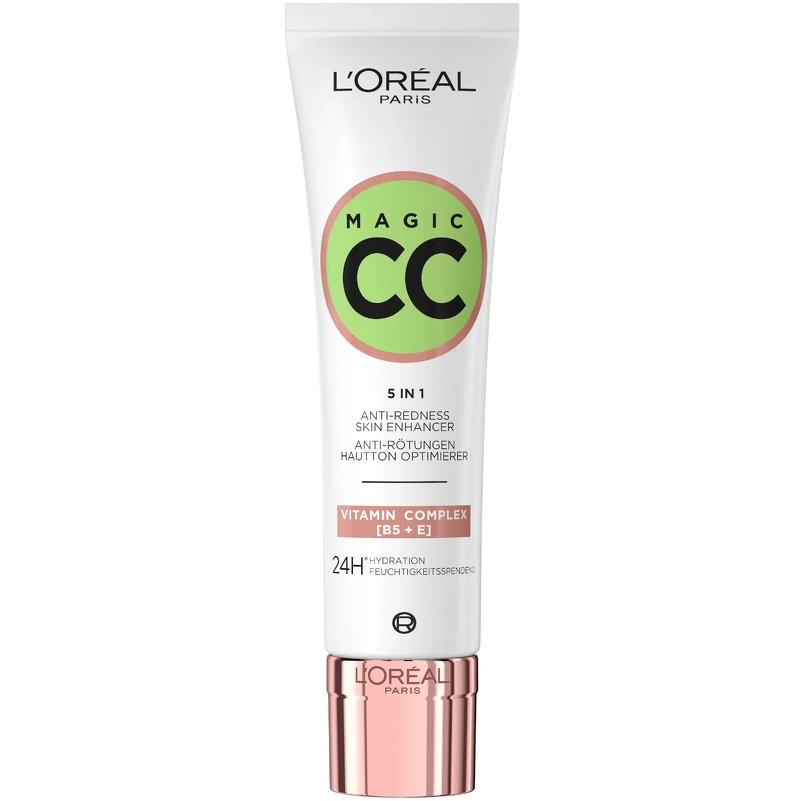 Se L'Oreal Paris Magic CC 5 In 1 Anti-Redness Skin Enhancer 30 ml hos NiceHair.dk