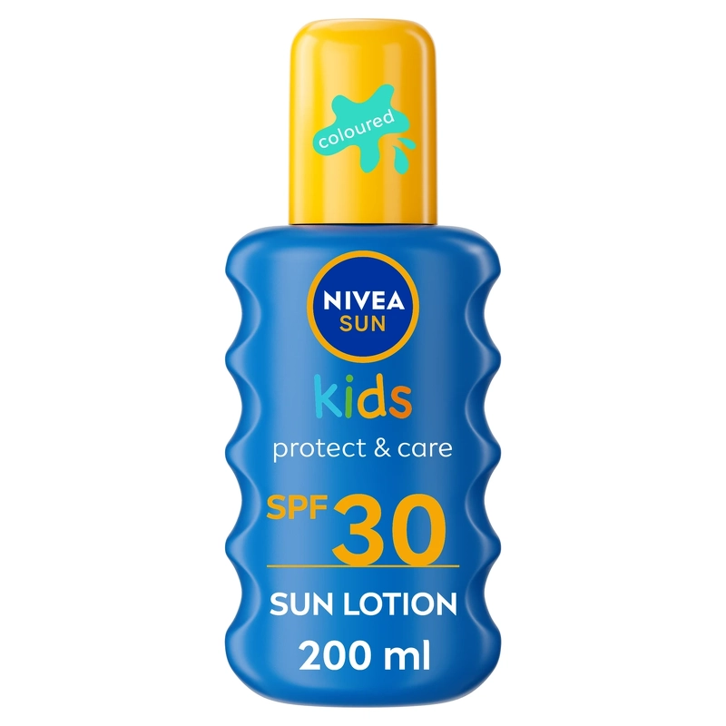 Se Nivea Kids Protect & Play Sun Spray SPF 30 - 200 ml hos NiceHair.dk