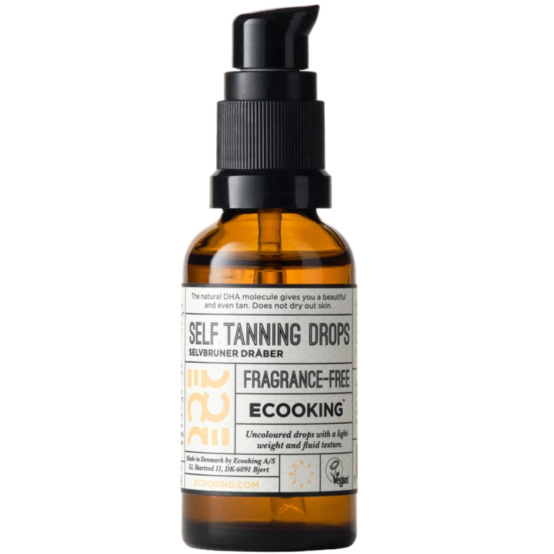 Ecooking Selvbruner Drops parfumefri &bull; 30ml.