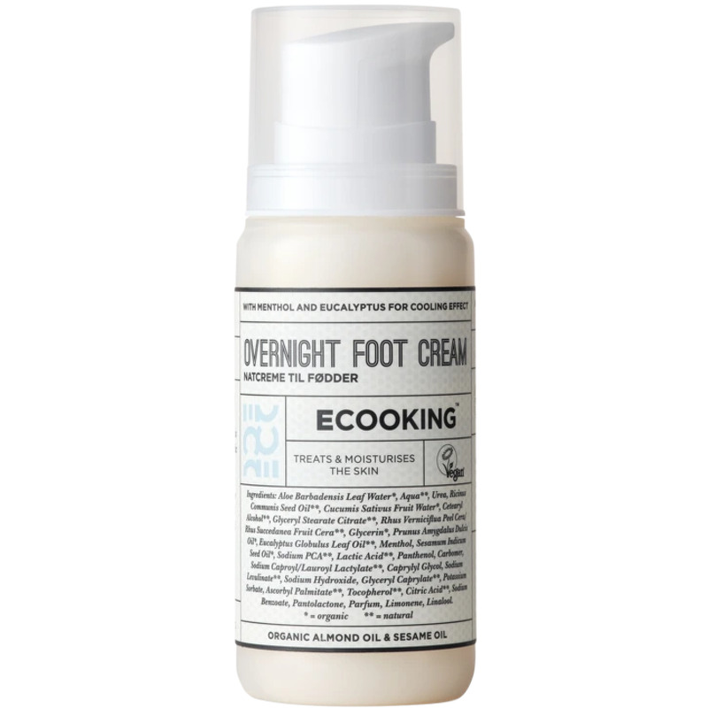 Ecooking Natcreme Til Fødder &bull; 100ml.