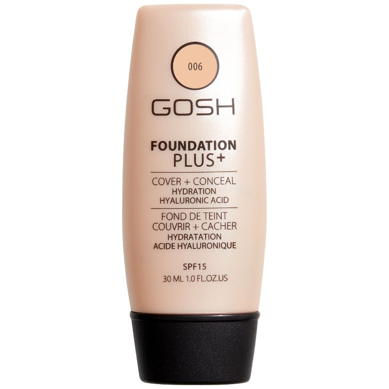 Gosh Foundation Plus + Cover + Conceal SPF15 30 ml - 006 Honey thumbnail