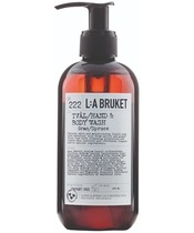 L:A Bruket 222 Hand & Body Wash 240 ml - Gran/Spruce 