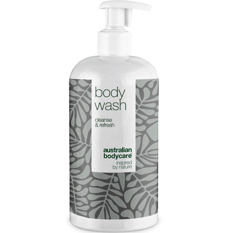 Body Wash med Tea Tree Oil â Showergel til daglig pleje og mod bumser og uren hud på kroppen - Tea Tree Oil / 500 ml
