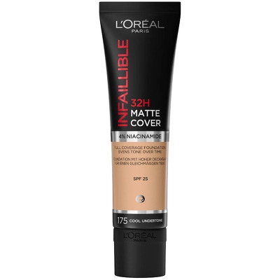 L'Oréal Paris Cosmetics Infaillible 32H Matte Cover Foundation SPF 25 - 30 ml - 175 Cool Undertone