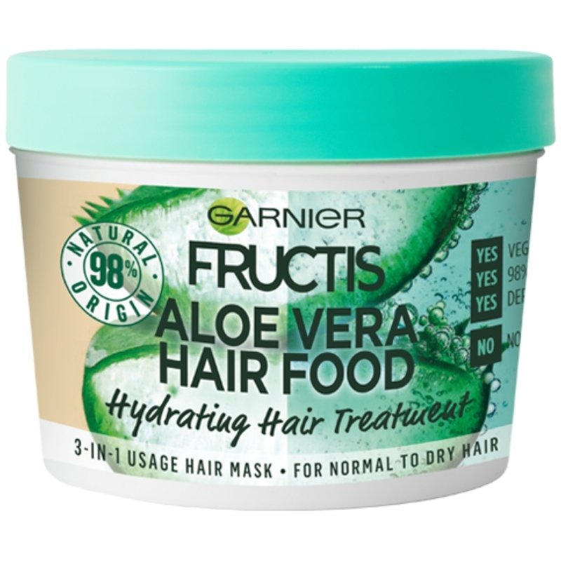 Garnier Fructis Aloe Vera Hair Food 3-in-1 Mask Normal To Dry Hair 390 ml thumbnail