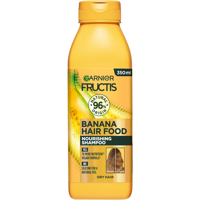 Vintilbud Garnier Fructis Banana Hair Food Shampoo 350 ml køb billig