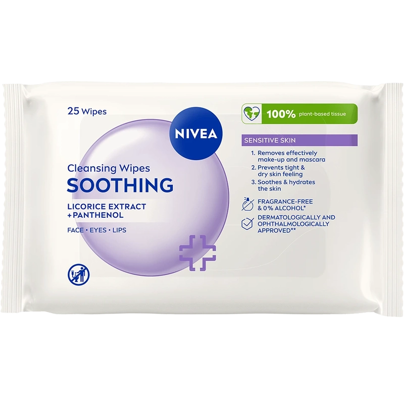 Nivea Sensitive Cleansing Wipes 25 Wipes