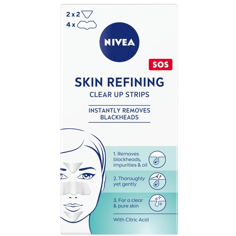NIVEA Cleansing Bumseplastre Skin Refining Clear-up Strips