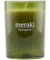 Meraki Scented Candle 8 x 10,5 cm - Fig & apricot