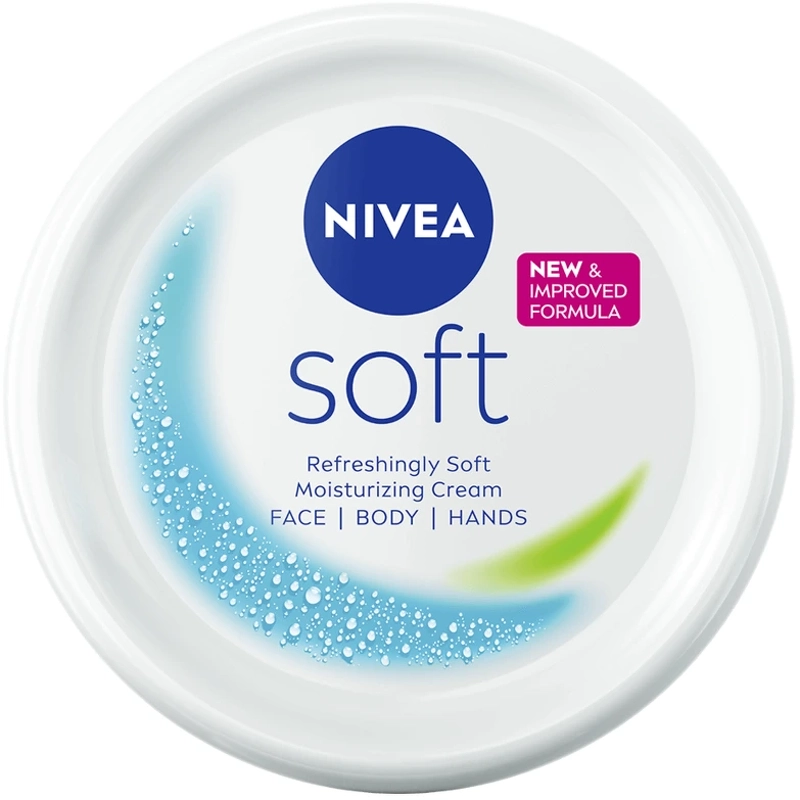 Se Nivea Soft Moisturizing Cream 200 ml hos NiceHair.dk