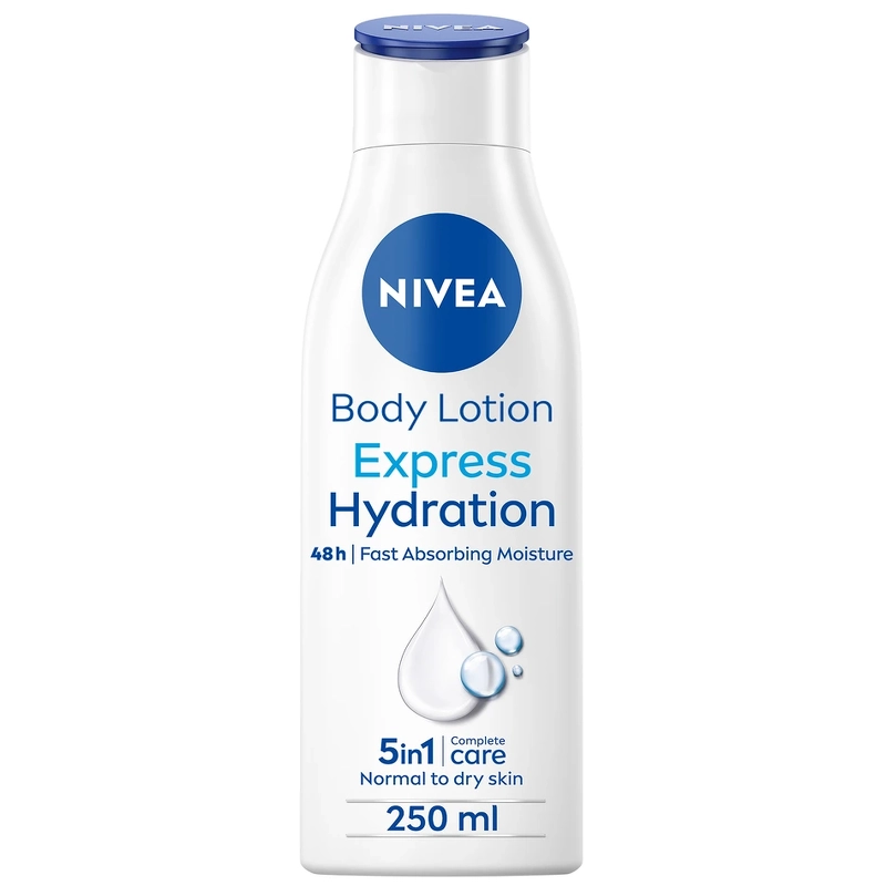 Se Nivea Express Hydration Body Lotion 250 ml hos NiceHair.dk