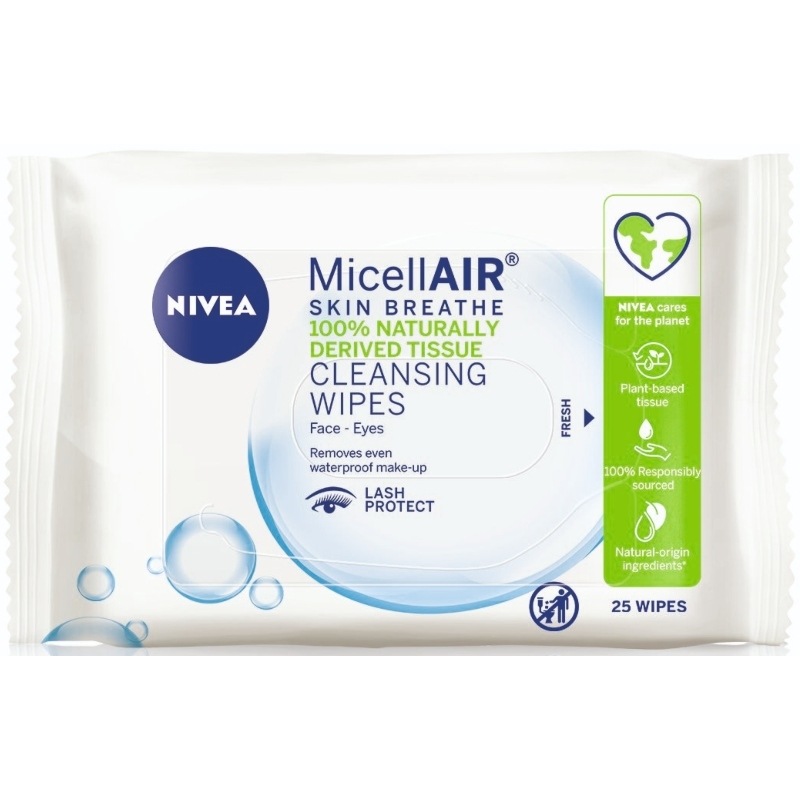Nivea Micellar Cleansing Wipes 25 Pieces thumbnail