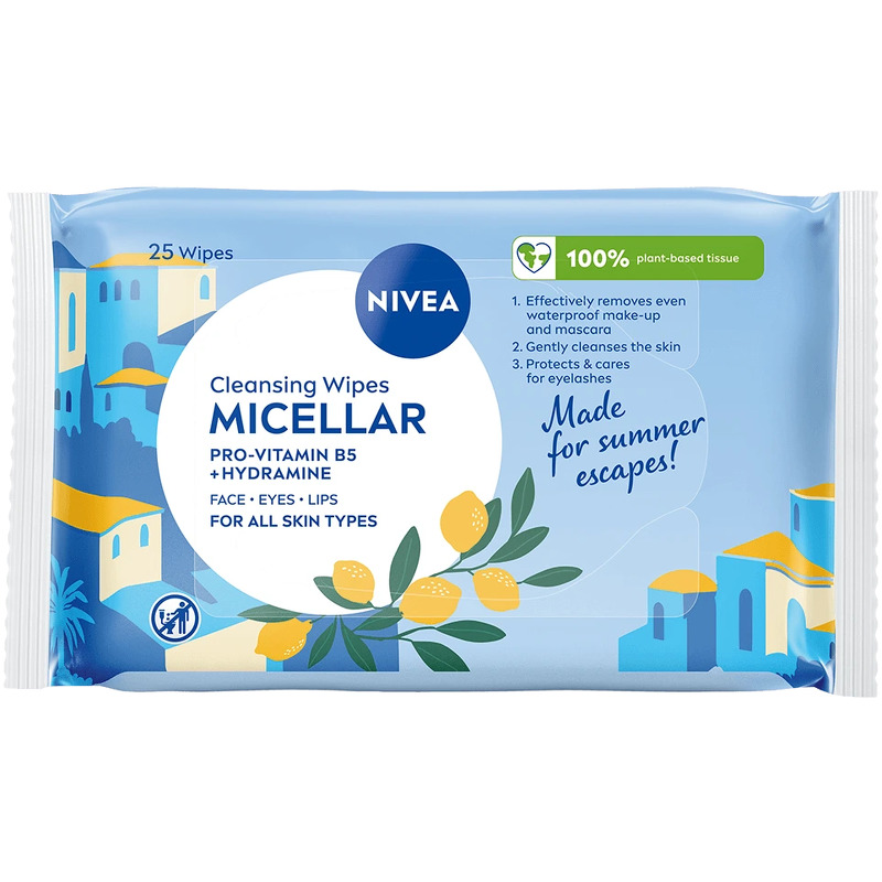 Nivea Micellar Cleansing Wipes 25 pcs