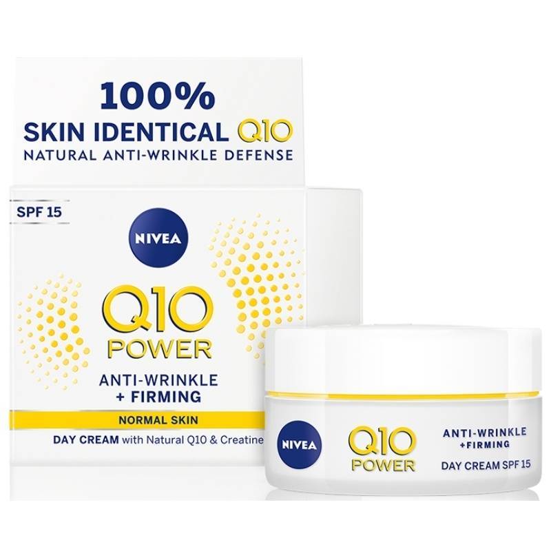 Nivea Q10 Power Anti Wrinkle Firming Day Cream Spf 15 50 Ml