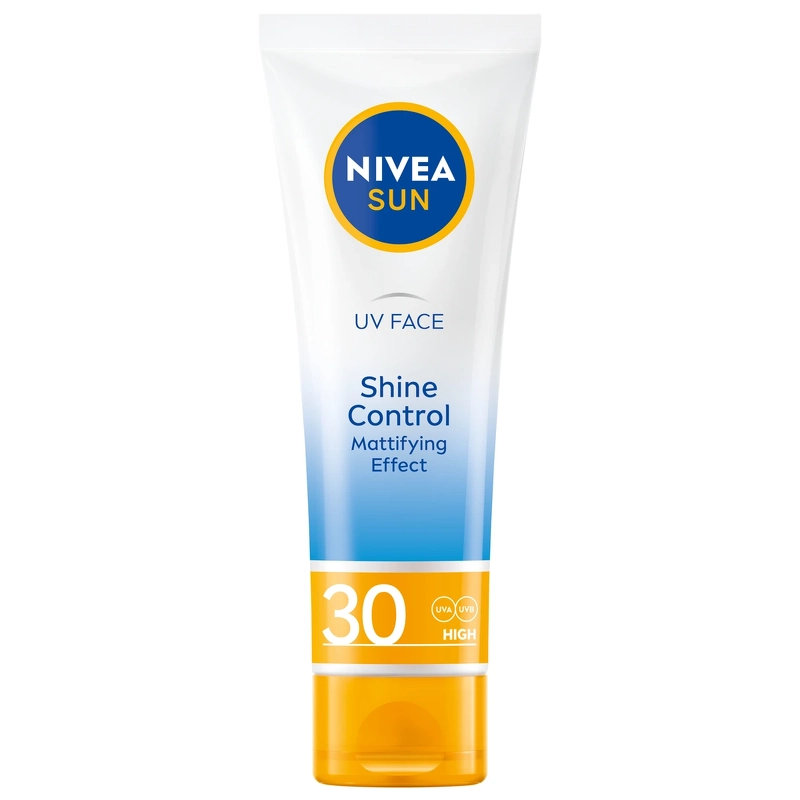 Se Nivea Sun Face Cream Shine Control SPF30 50 ml. hos NiceHair.dk